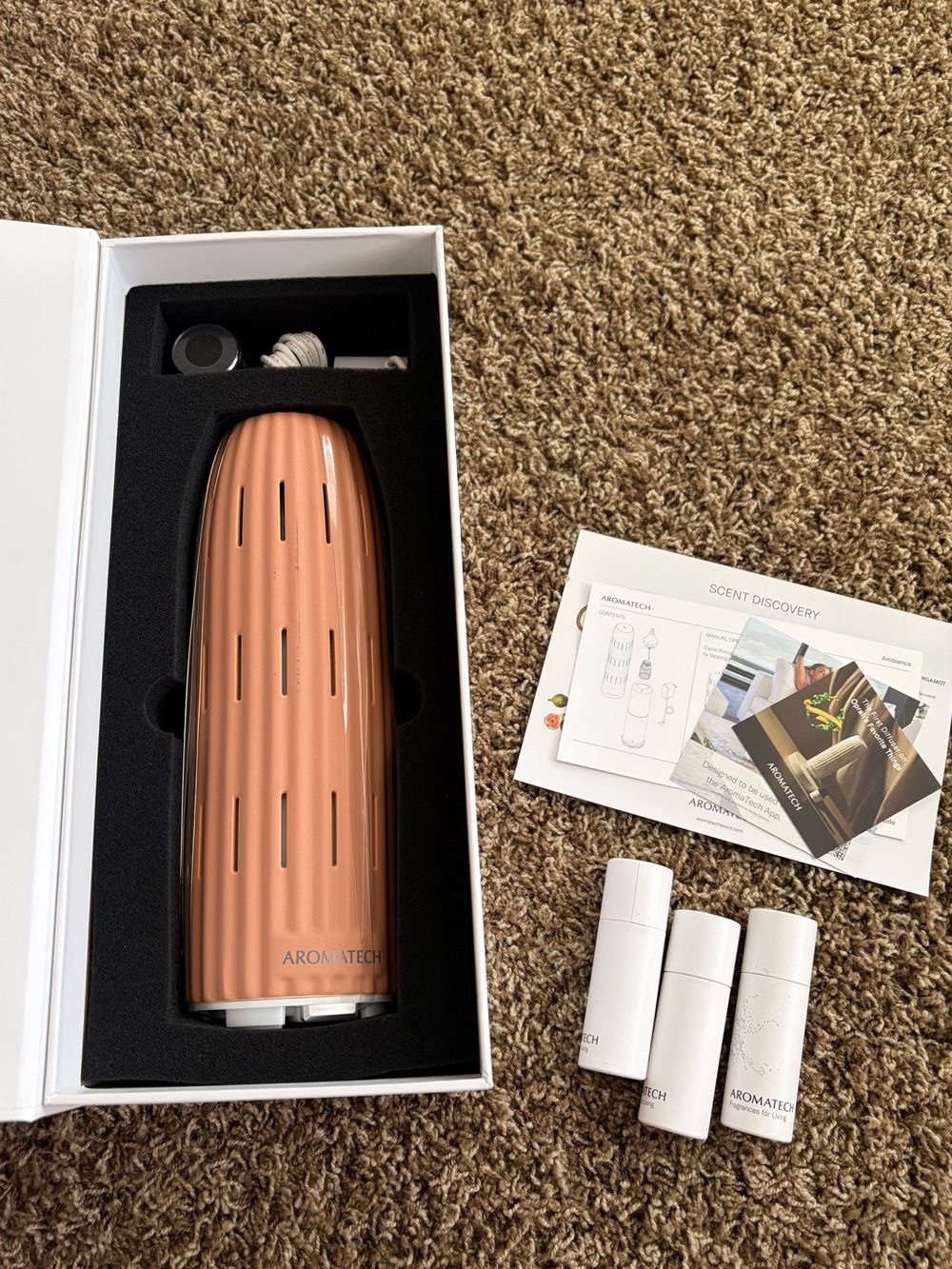 AromaTech Ambience 60ml Diffuser - Terracotta Blush